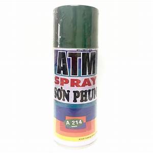 Sơn xịt ATM màu xanh lá A214