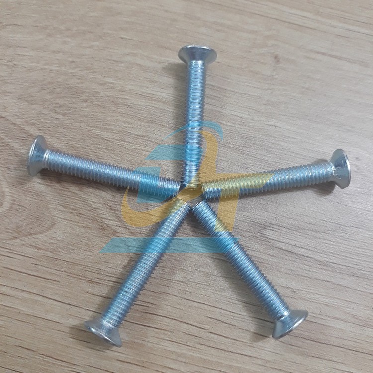Bulong bake đầu bằng mạ kẽm M6x40