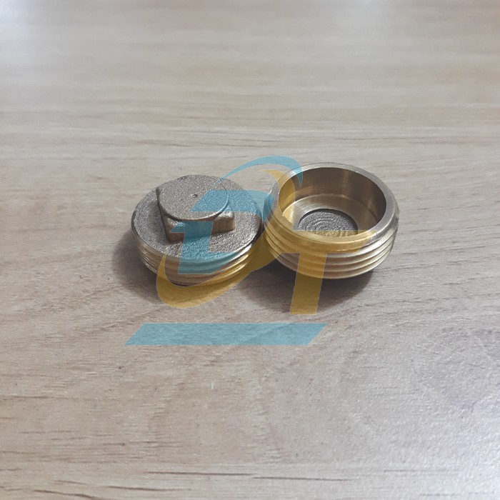 Nắp b&iacute;t ren ngo&agrave;i đồng thau phi 27