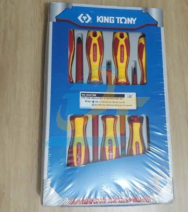 Bộ tua v&iacute;t c&aacute;ch điện 7 c&aacute;i hệ m&eacute;t Kingtony 30607MR