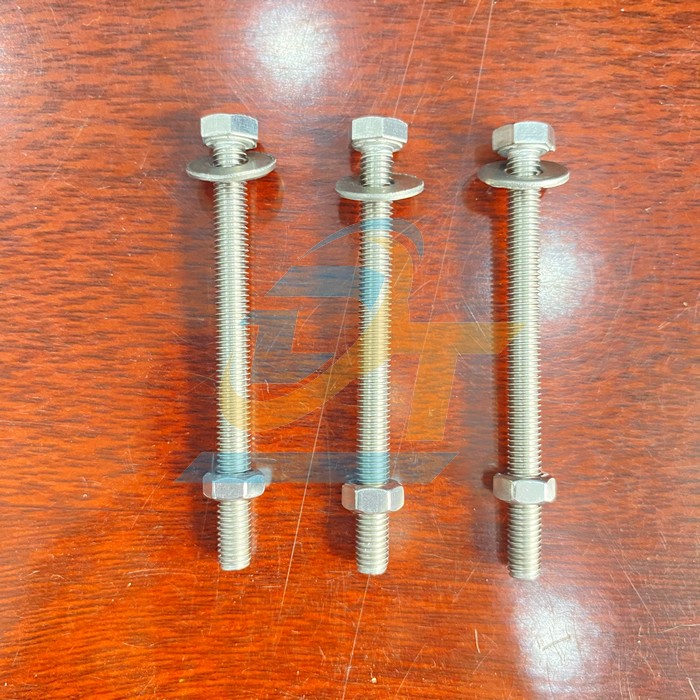 Bộ bulong + t&aacute;n + long đền inox 304 M5x60