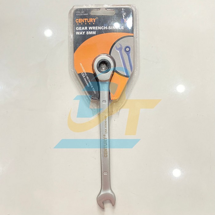 Cờ lê vòng miệng tự động không đảo chiều 8mm CENTURY 101226-8MM