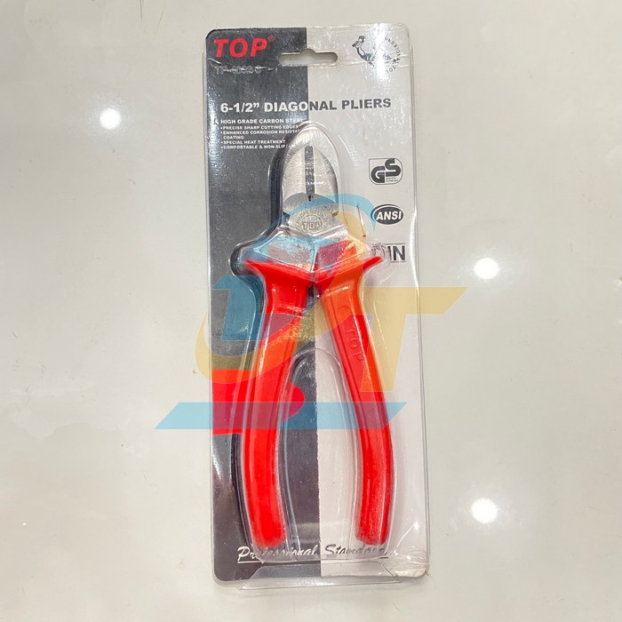 K&igrave;m cắt c&aacute;n đỏ 6"/160mm TOP TP-4002-6