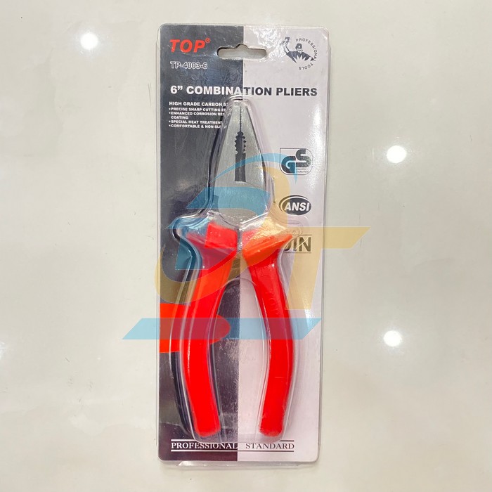 K&igrave;m điện c&aacute;n đỏ 6"/160mm Top TP-4003-6