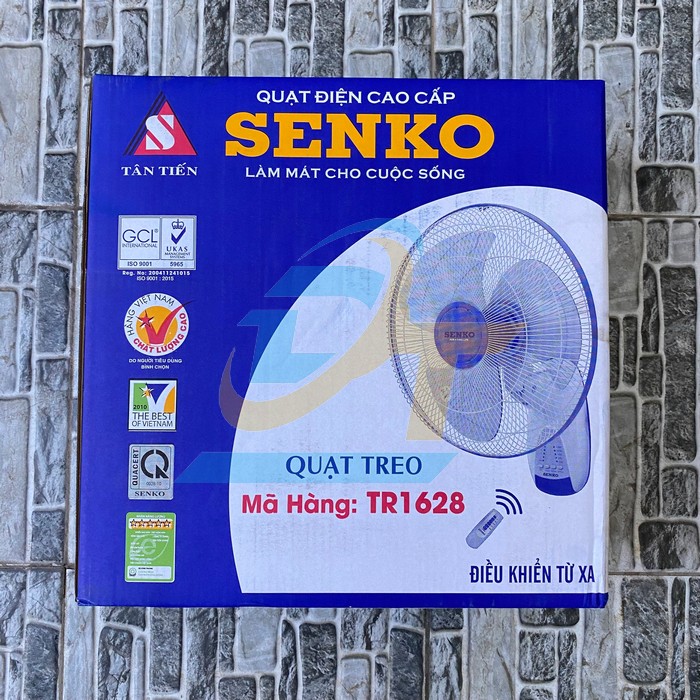 Quạt treo tường Senko TR1628 (có remote)