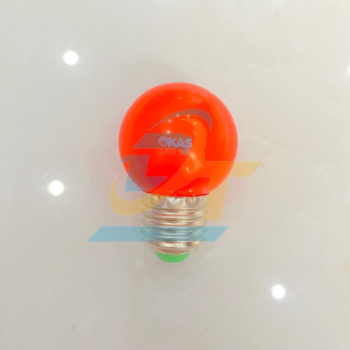 Bóng đèn trang trí màu đỏ 1W OKAS G45Đ