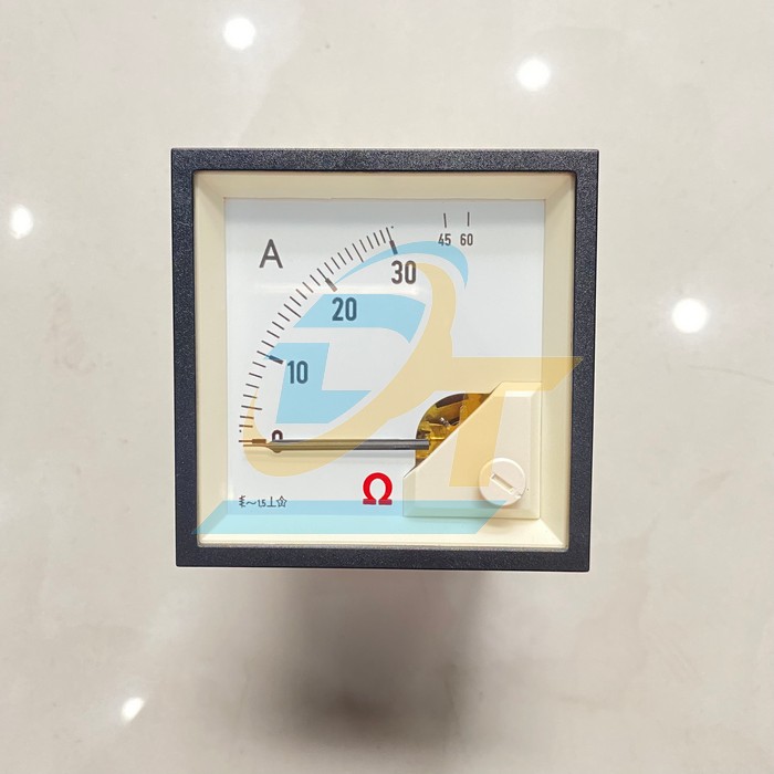 Đồng hồ Ampe 30A 40VAC 72x72mm Omega DE72-30A