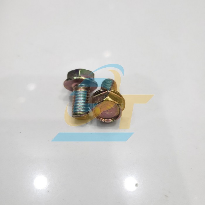 Bulong liền long đền mạ kẽm 7 m&agrave;u M8x15