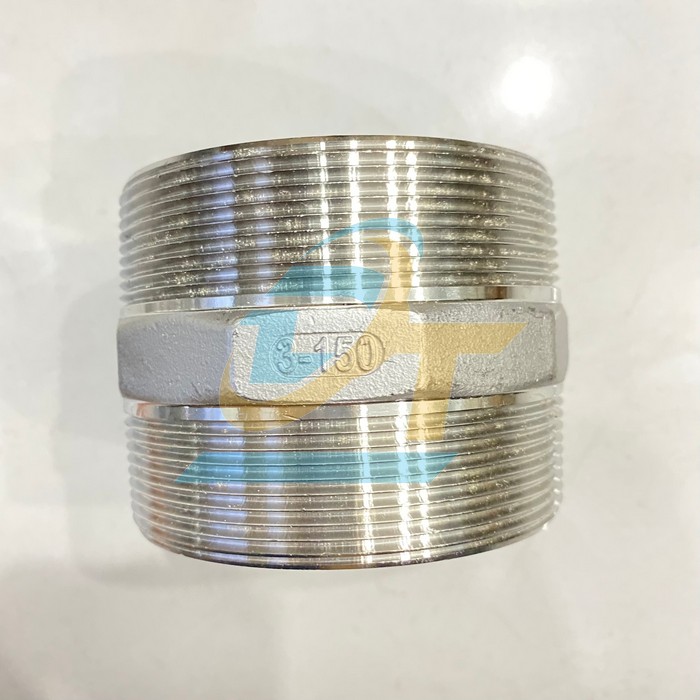 Nối 2 đầu ren ngo&agrave;i (k&eacute;p ren) inox 304 DN80 - Phi 90