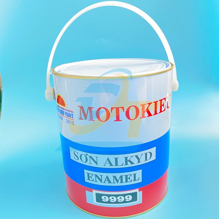 Sơn dầu Alkyd bóng màu đen 9999 Moto Kiều