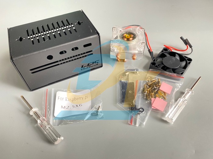 Firm Metal Case Raspberry Pi 4 kèm quạt ICE Tower Low-Profile