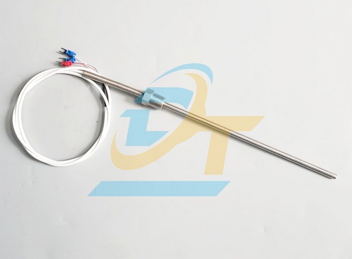 Cảm biến nhiệt độ PT100 M6x200mm - Ren 3/8" - Cáp dài 1m