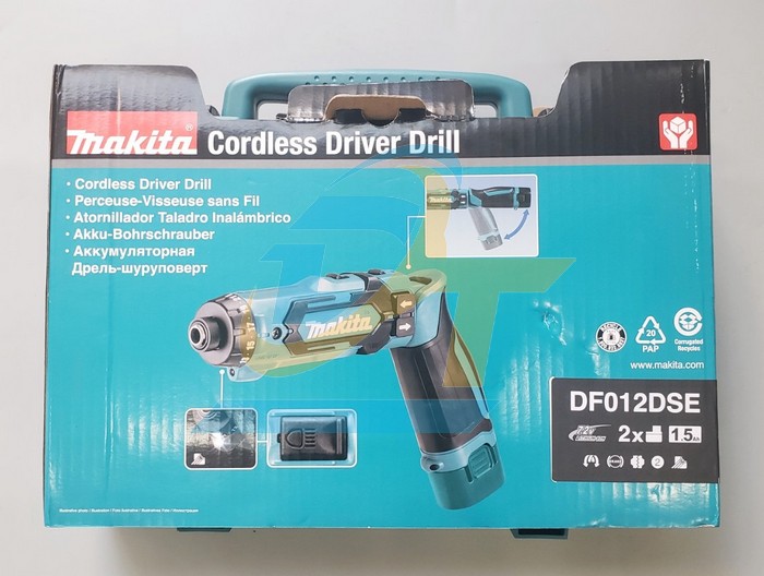 Máy vặn vít dùng pin Makita 7.2V DF012DSE
