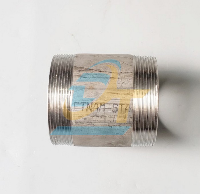 Ống 1 tấc inox 304 hai đầu ren ngo&agrave;i DN80 - Phi 90