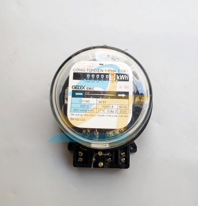 Công tơ điện 1P 220V Gelex Emic CV140 10(40)A