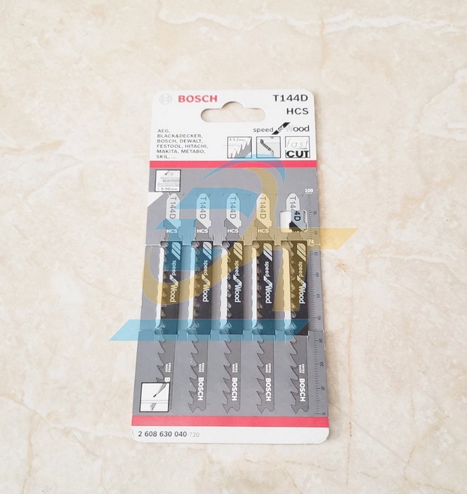 Vỉ 5 lưỡi cưa lọng (gỗ) T144D Bosch 2608630040