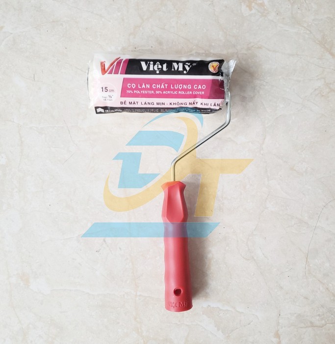 Cọ lăn cán đỏ Việt Mỹ 15cm
