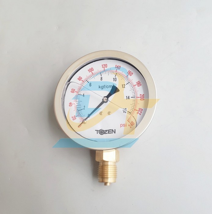 Đồng hồ đo áp suất 100mm 0-16 kgf/cm2 Tozen SP016CA