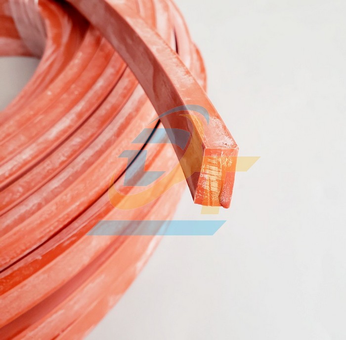 Ron silicon đỏ đặc 15x20mm