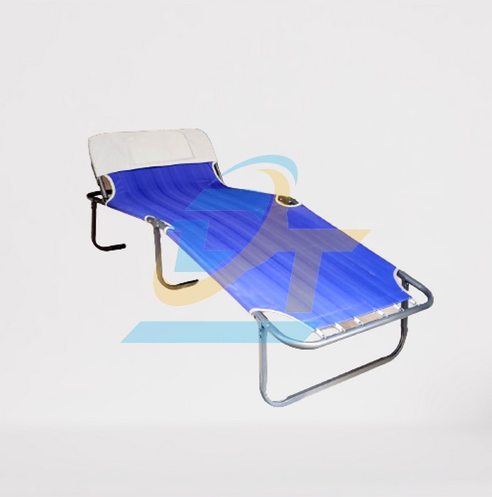 Giường xếp vải bố khung thép 180x66x30 cm