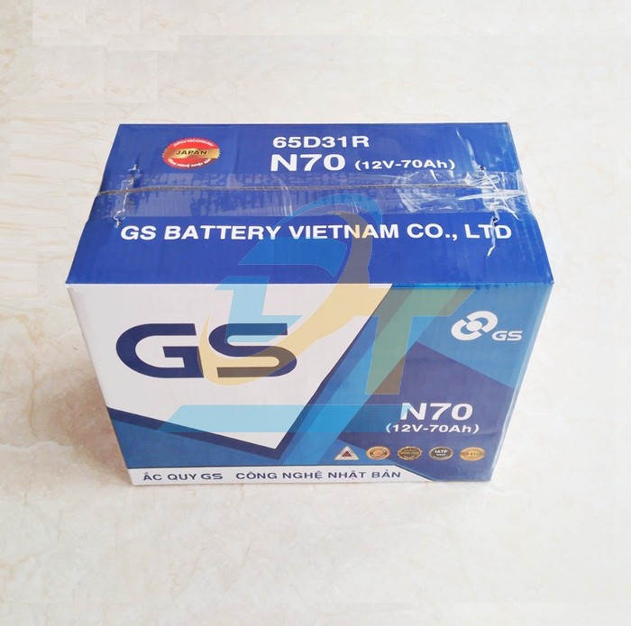 Ắc quy nước 65S31R GS N70 (12V-70AH)