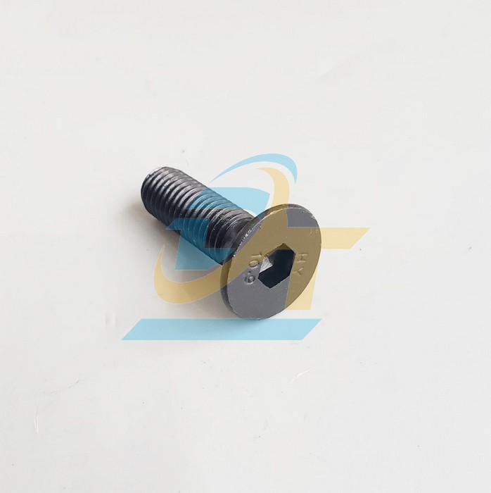 Bulong lục gi&aacute;c ch&igrave;m đầu bằng th&eacute;p đen M6x10