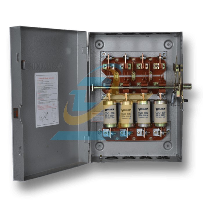 Cầu dao hộp đảo chiều 3P - 200A - 4 cực Vinakip CDH4P200A-2N