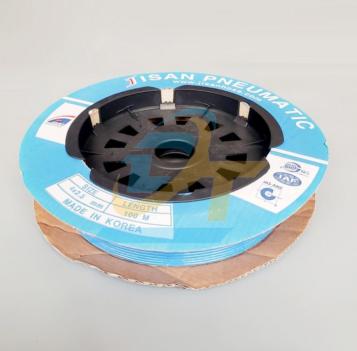 D&acirc;y hơi PU 4x2.5mm (4x2mm) Jisan - M&agrave;u xanh