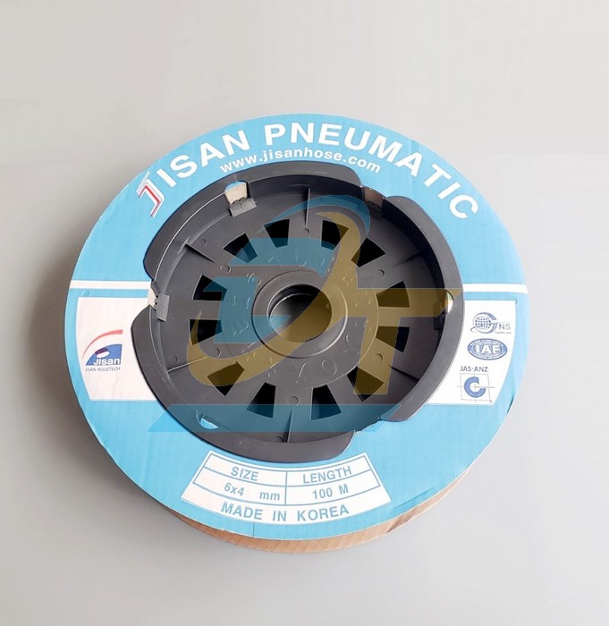 D&acirc;y hơi PU 6x4mm Jisan - M&agrave;u xanh