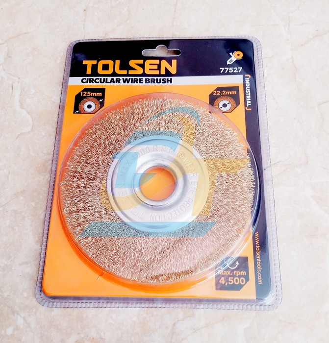 Bánh cước công nghiệp 125x22.2mm Tolsen 77527