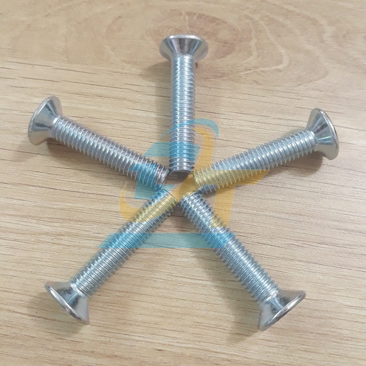 Bulong bake đầu bằng mạ kẽm M5x50