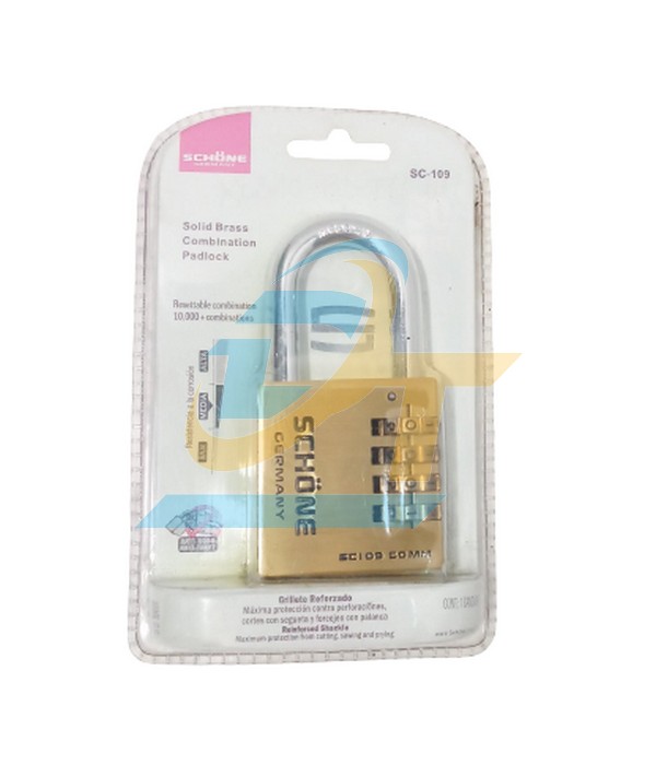 Ổ khóa số đồng thau 60mm Schone SC-109