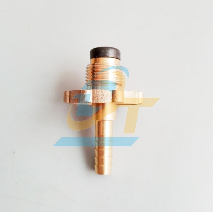 Ty t&aacute;n gas thau gắn đồng hồ Ren ngo&agrave;i 23mm - Đu&ocirc;i chuột 10mm