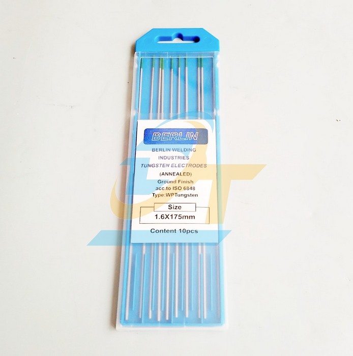 Điện cực hàn Tig (Nhôm) Tungsten Berlin 1.6x175mm (Vỉ 10 cây)
