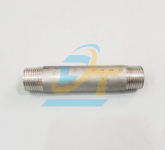 Ống 1 tấc inox 304 hai đầu ren ngo&agrave;i DN20 - Phi 27
