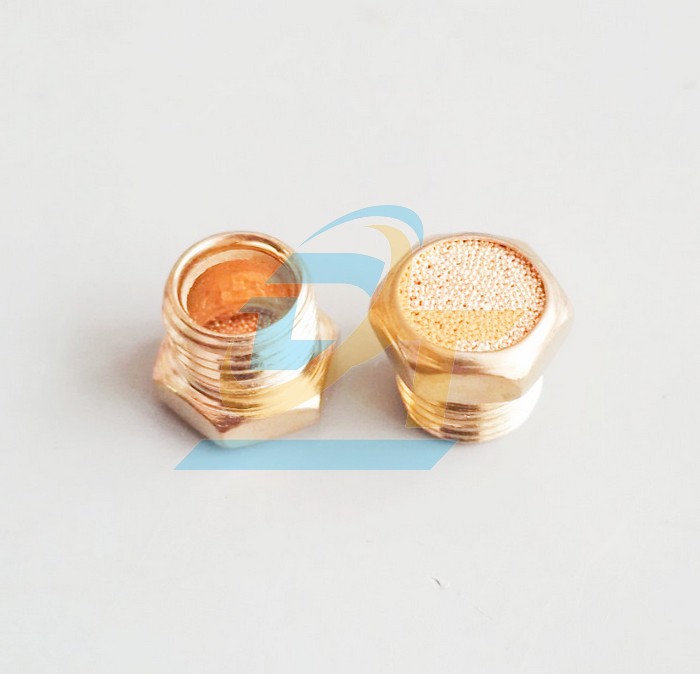 Giảm thanh kh&iacute; n&eacute;n thau đầu bằng ren ngo&agrave;i 13mm SLM02