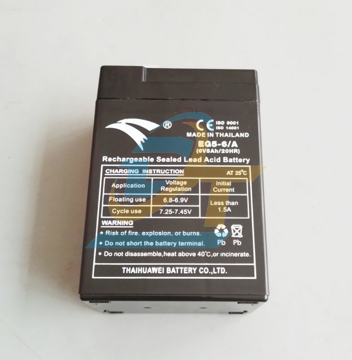 Ắc quy khô 6V 5Ah/20Hr Eagle EG5-6/A