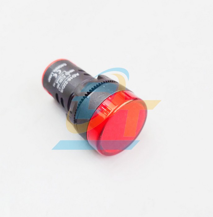 Đèn báo pha 24V phi 22 màu đỏ AD16-22D/S