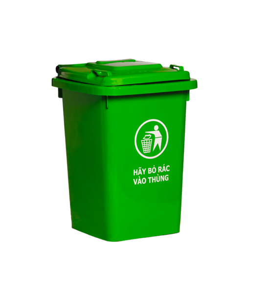 Thùng rác nhựa 60 lít không bánh xe