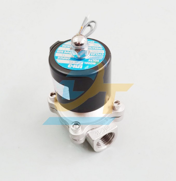 Van điện từ inox 304 24VDC phi 21 UNI-D UW-15