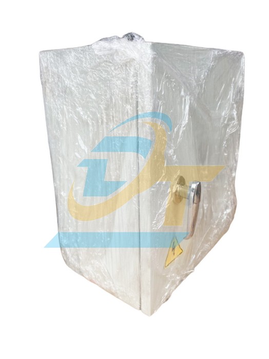 Vỏ tủ điện 1 lớp cửa H400xW300xD210 Tole 1.5mm (Sơn tĩnh điện, Khóa tay nắm)