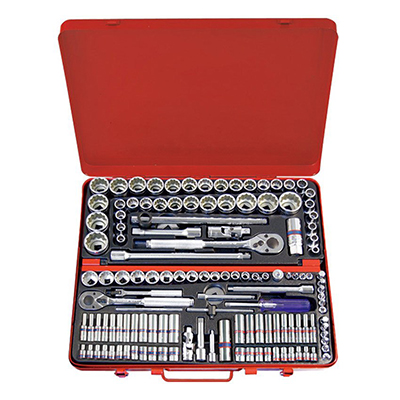 Bộ tuýp 135 chi tiết 1/2" - 1/4" - 3/8" Kingtony 9033CR