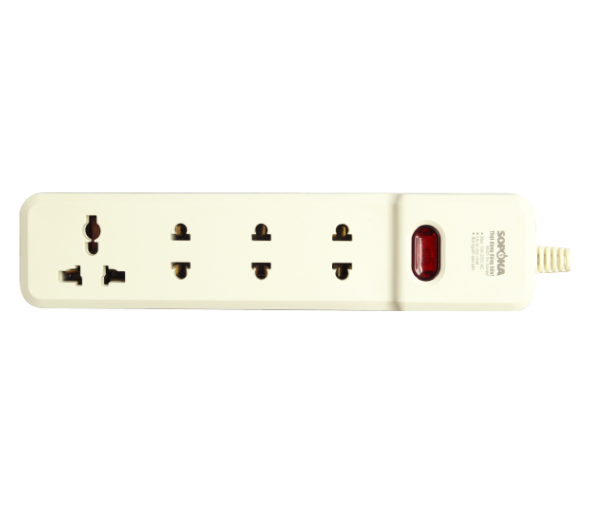 Ổ cắm không dây lõi sứ chống cháy chịu tải 2200W Sopoka 4M-0