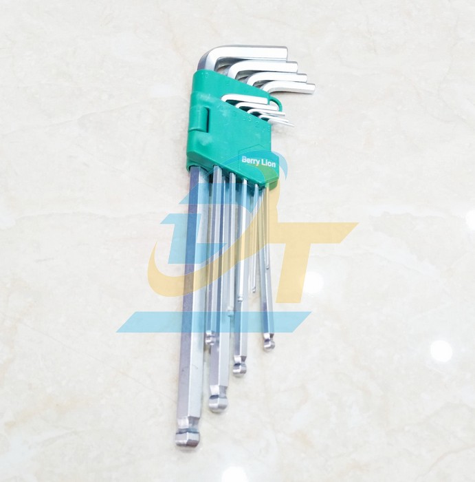 Bộ lục giác đầu bi 9 cây 1.5-10mm dài Berrylion 688