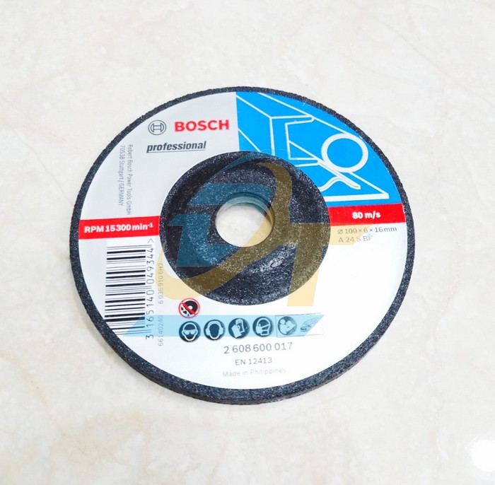 Đá mài sắt 100x6x16mm Bosch 2608600017
