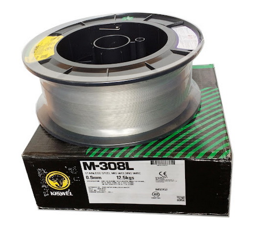Dây hàn inox Kiswel M-308L 0.9mm (Cuộn 12.5kg)