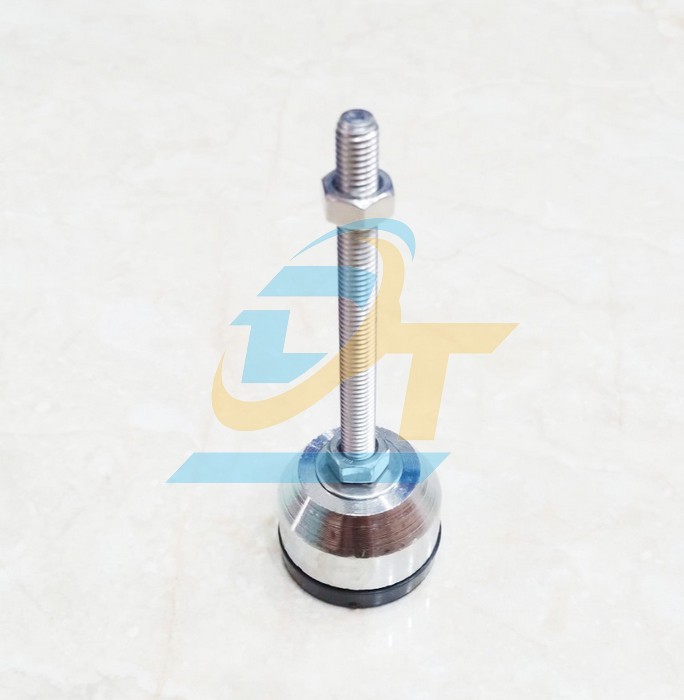 Ch&acirc;n tăng chỉnh chịu lực inox 304 M8x100 đế cao su phi 50