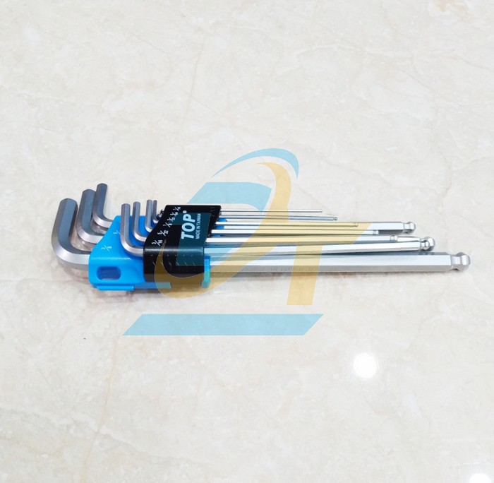 Bộ lục giác đầu bi 9 cây hệ inch 1/16-3/8" TOP TW-21009B-WM