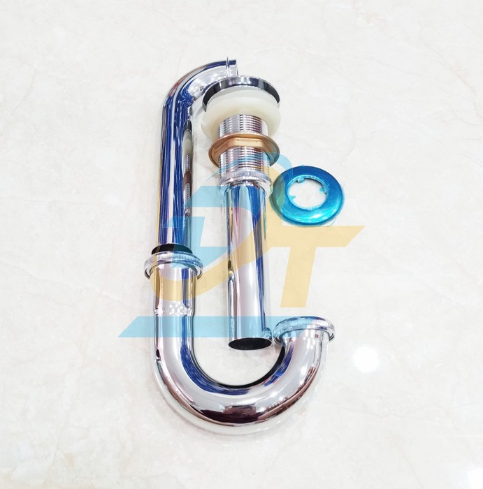 Bộ xả nhấn lavabo kính đồng thau mạ Crome Vanni VN-088