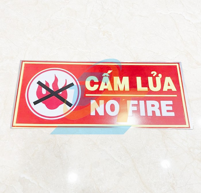 Biển báo "CẤM LỬA"